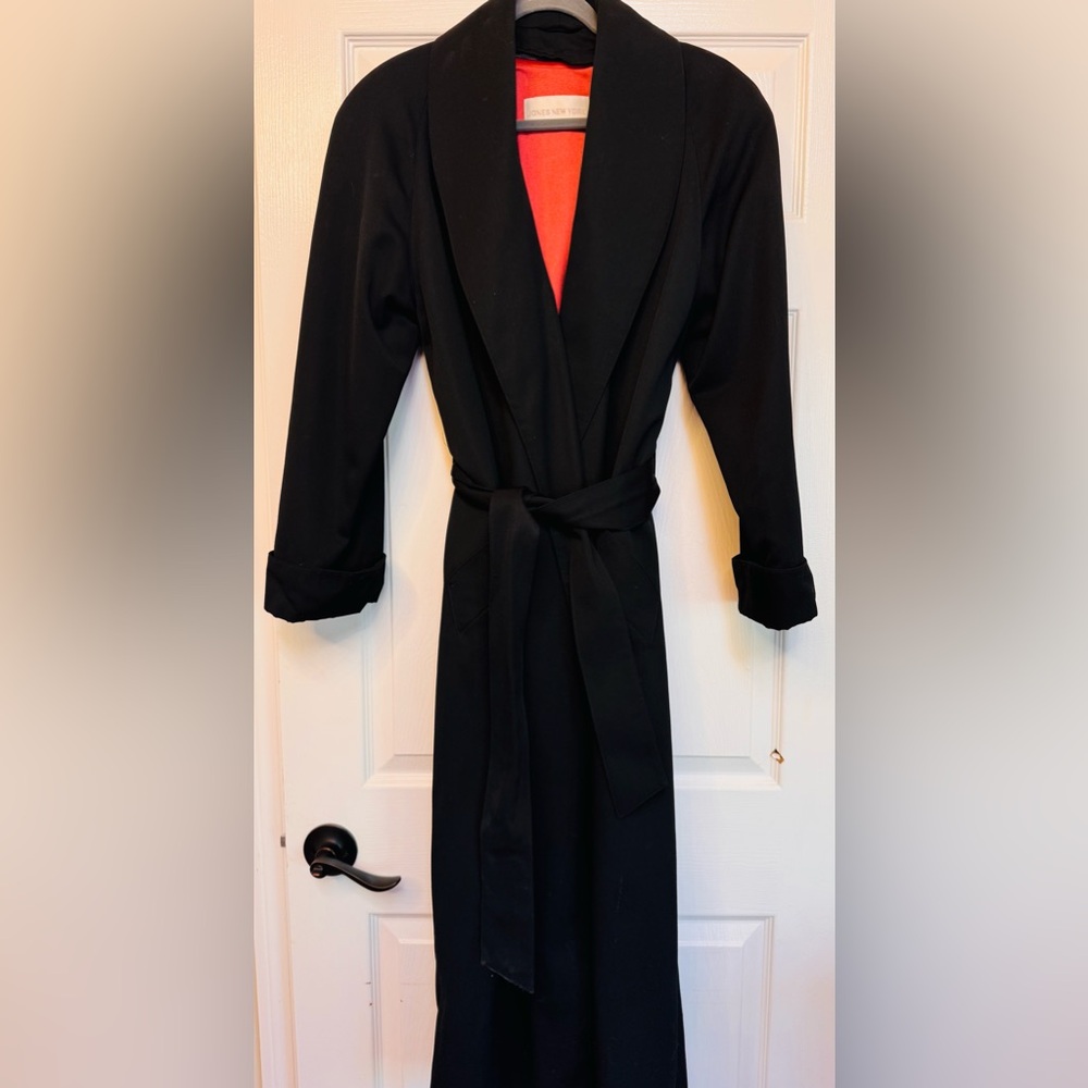 Jones New York Black and Red Coat
